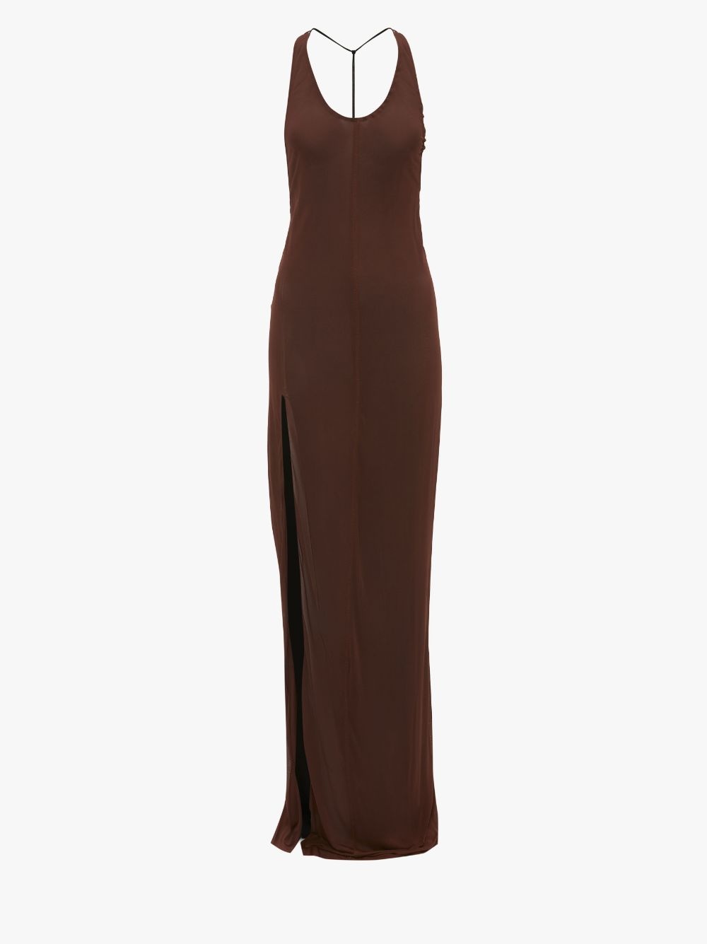 HALTERNECK SLIT DRESS - 1
