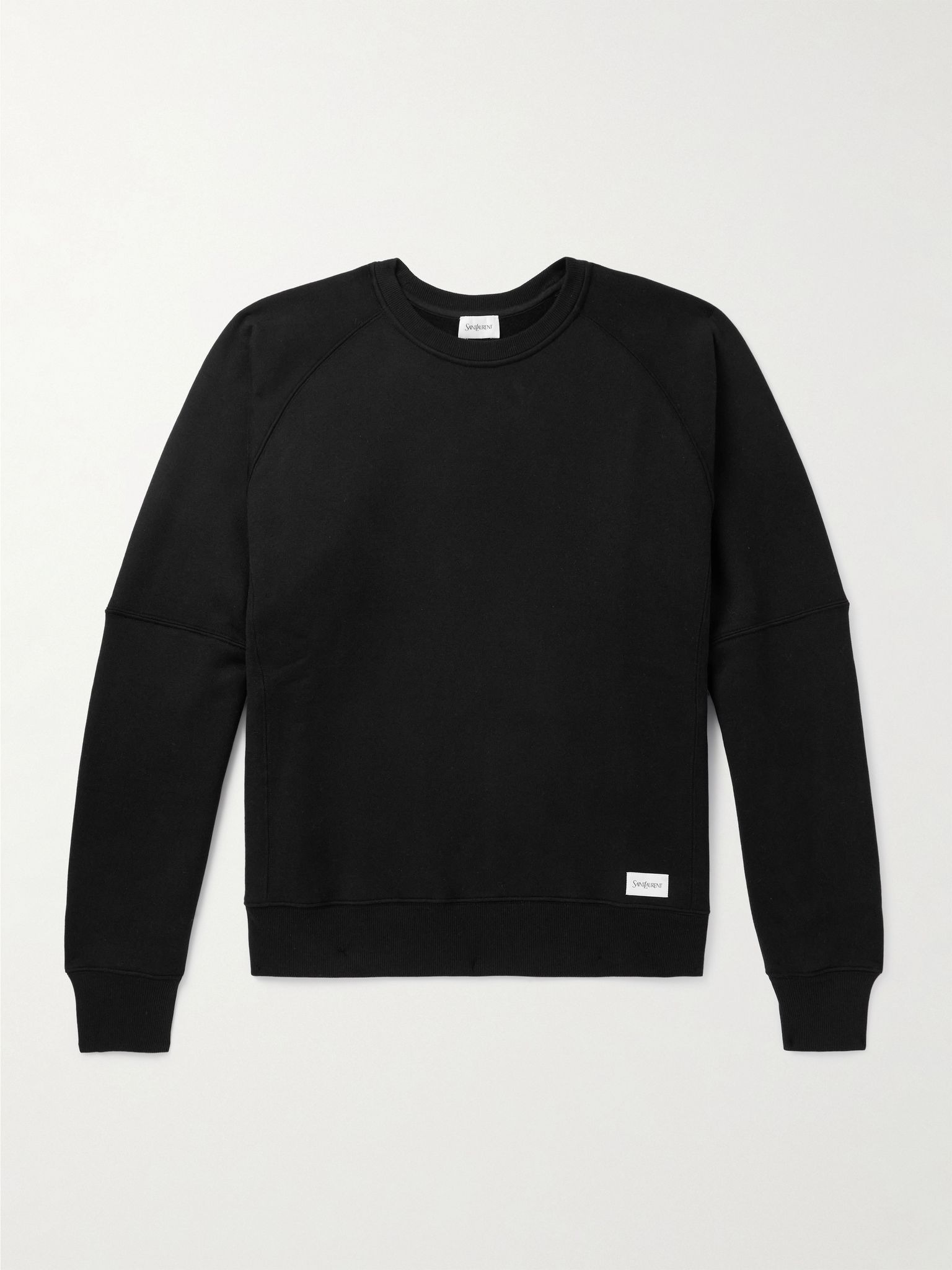 Cotton-Jersey Sweatshirt Black - 1