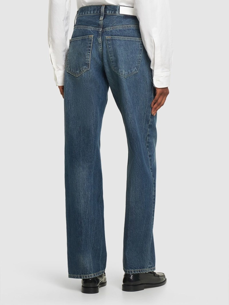 High waisted denim wide jeans - 3