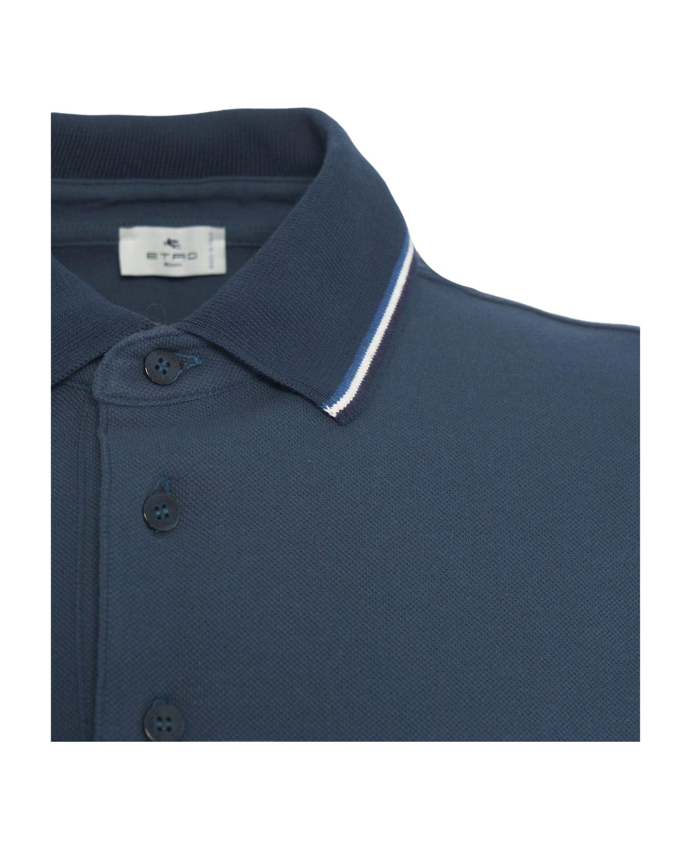 Logo Embroideried Polo Shirt - 4