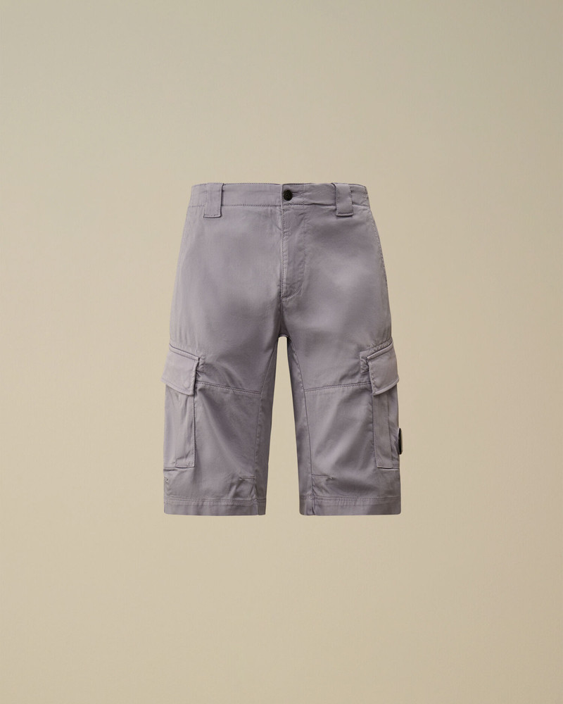 Stretch Sateen Cargo Shorts 1