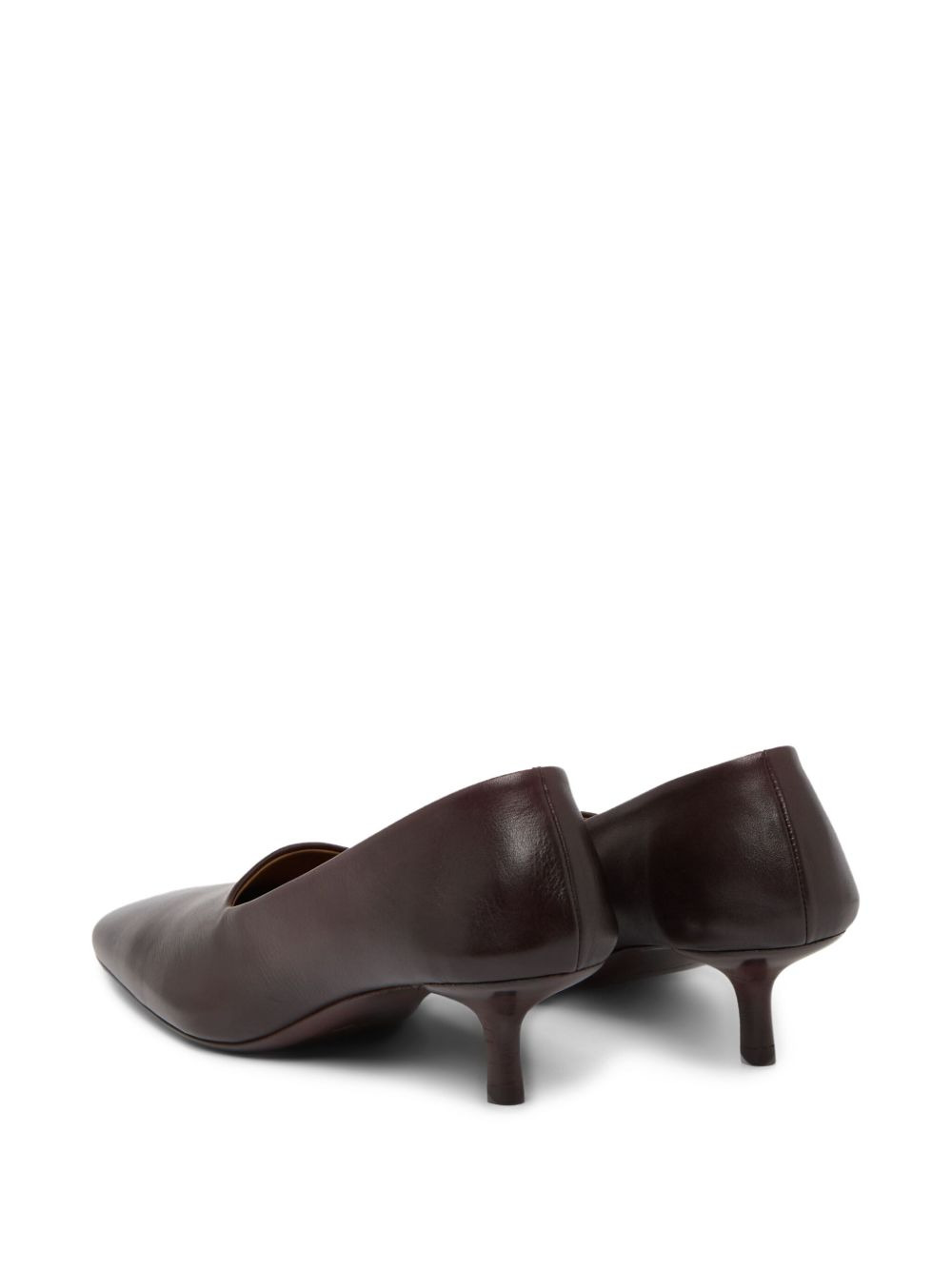 kitten-heel square-toe pumps - 3