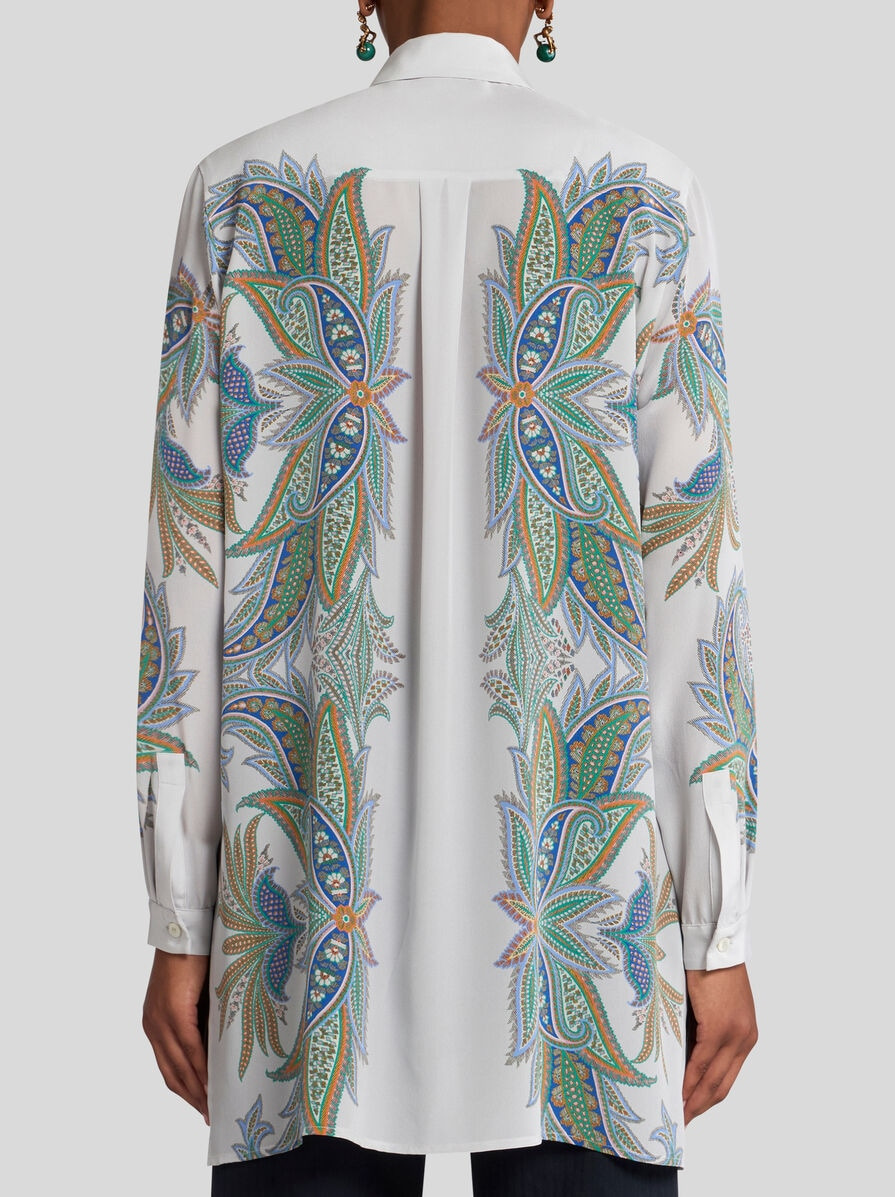 LONG SILK SHIRT - 4