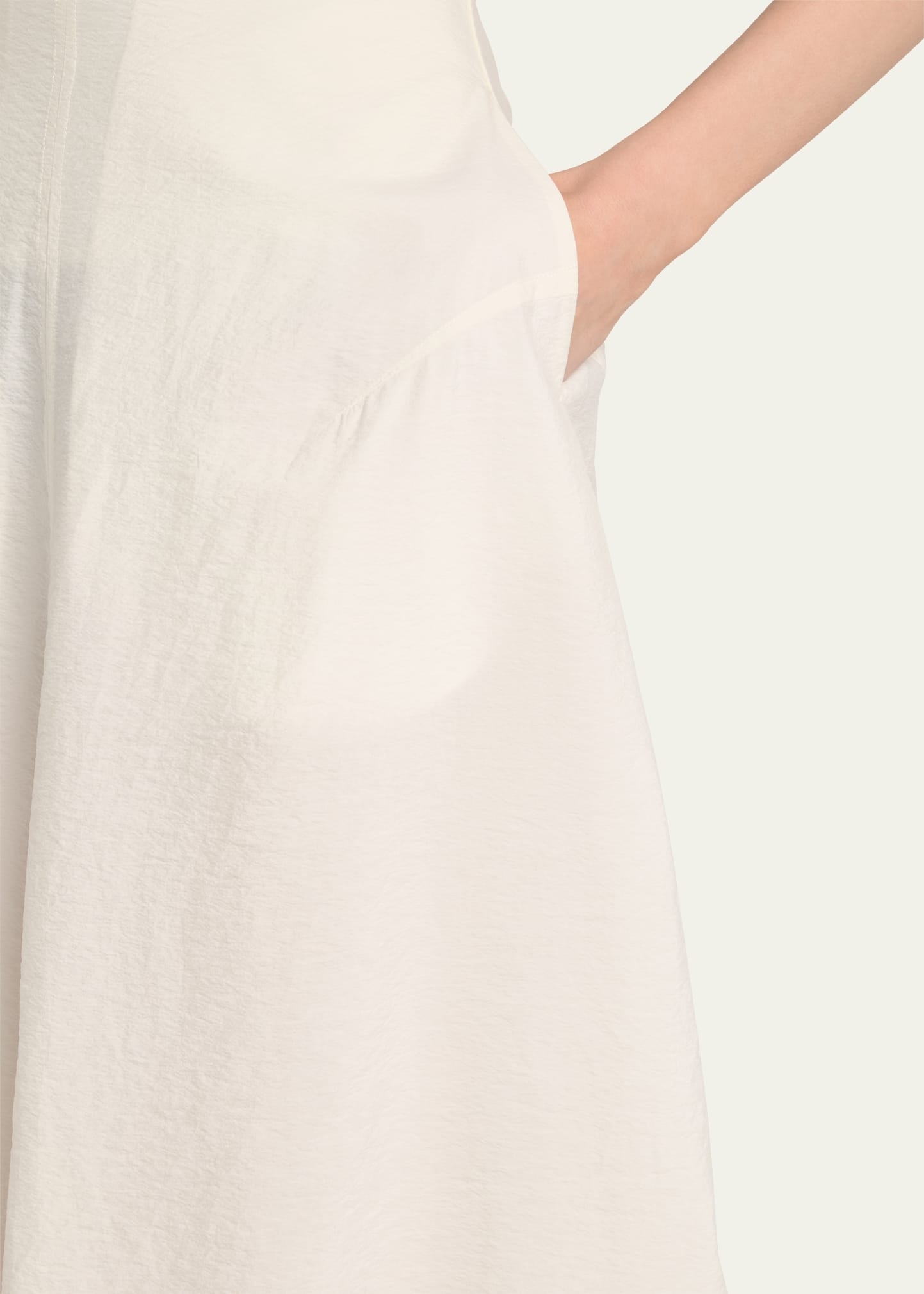 Cotton Voile Ankle Parachute Skirt - 5