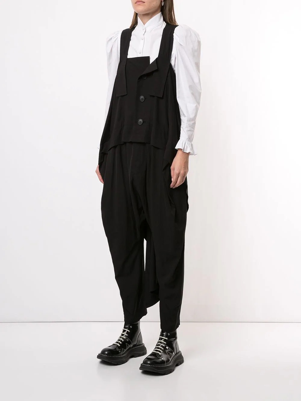 balloon-leg jumpsuit  - 3