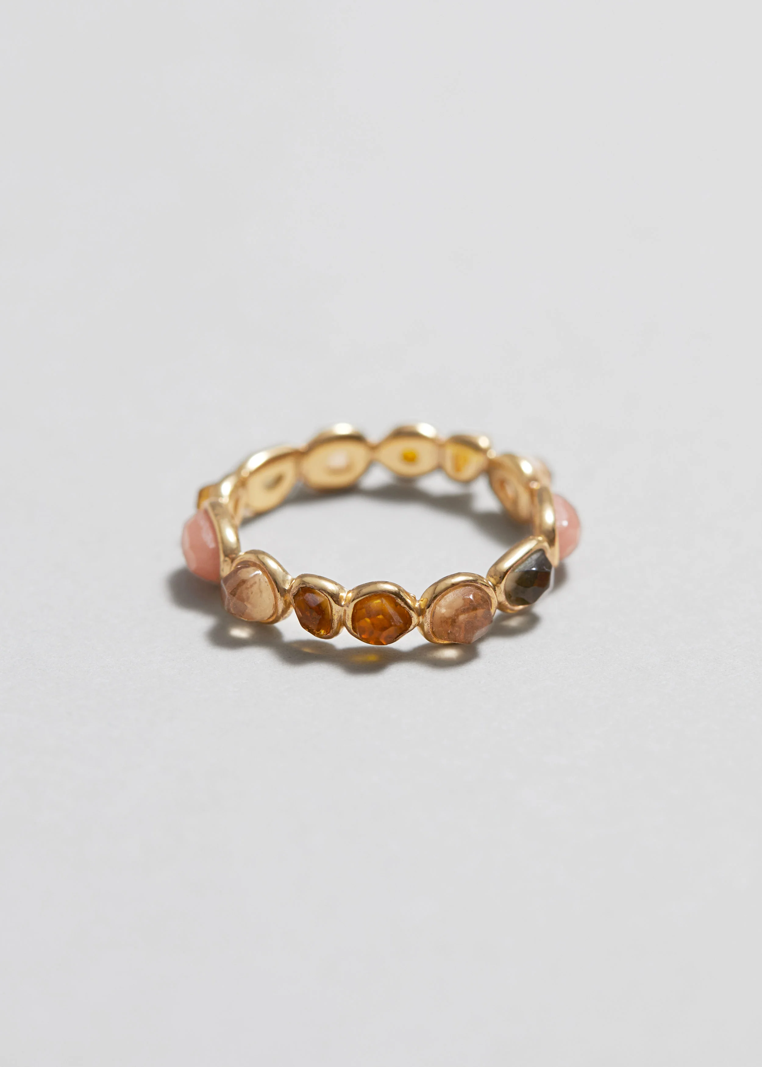 Organic Glass Stone Ring - 1