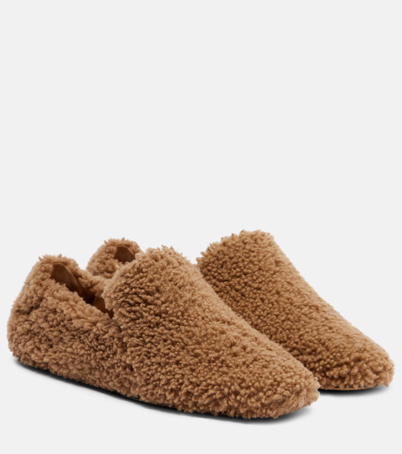 Orlando shearling slip-on shoes 1