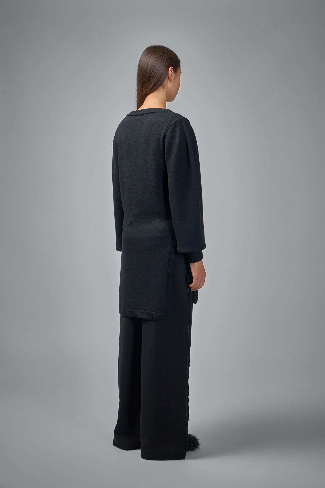 Sweater With Slits - 3