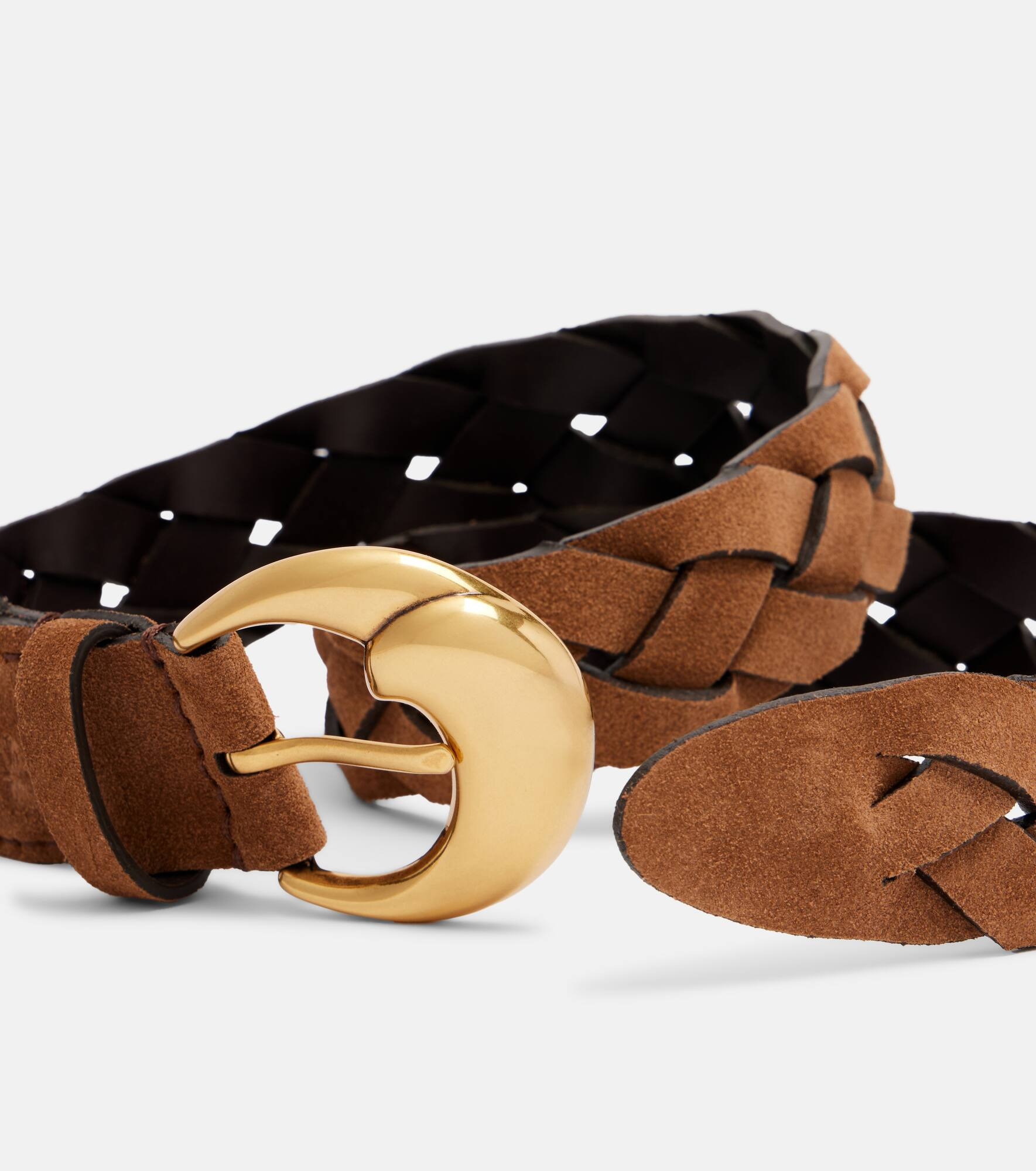 Braided suede belt - 3