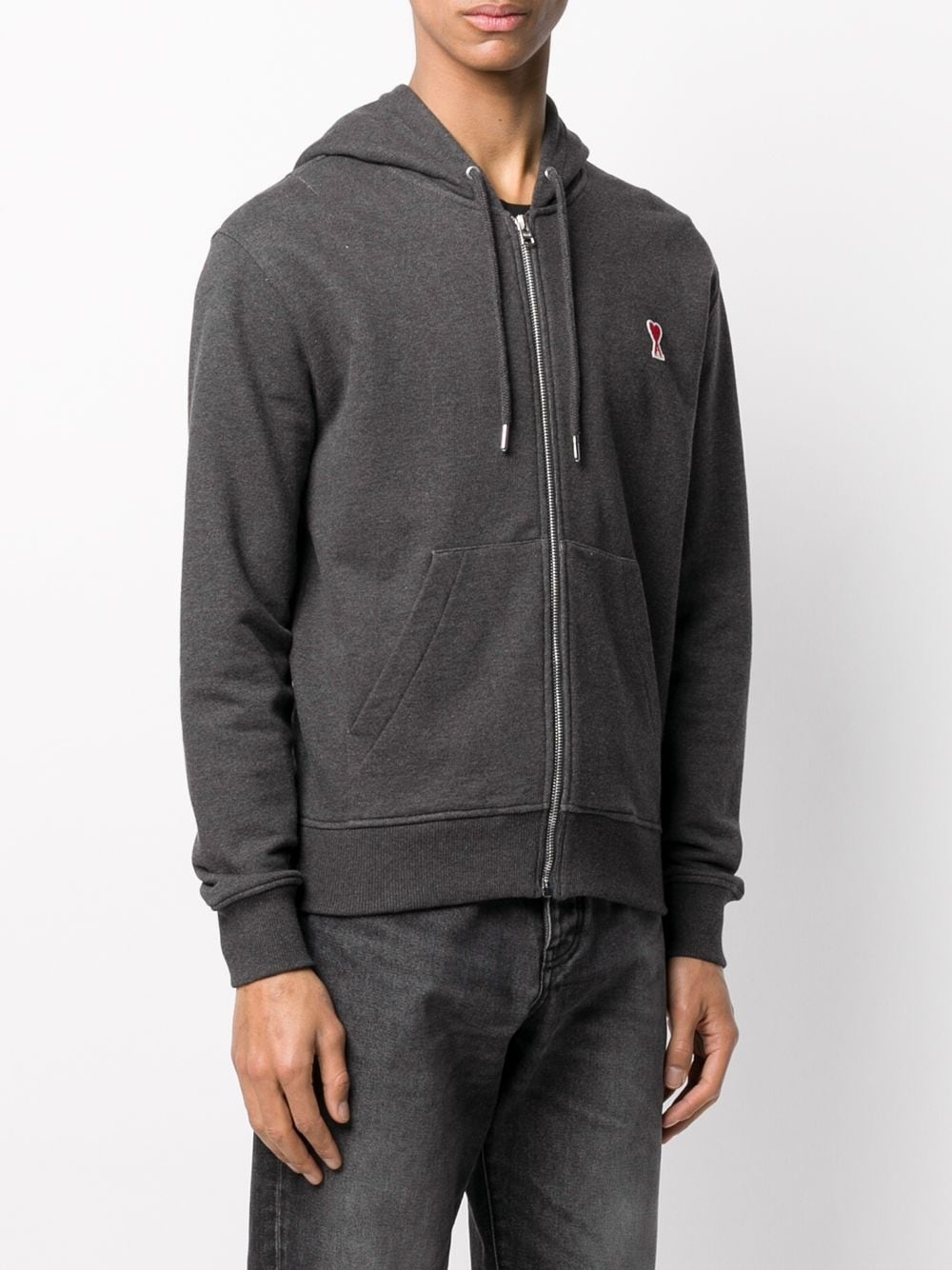 Ami De Coeur zip-up hoodie - 3