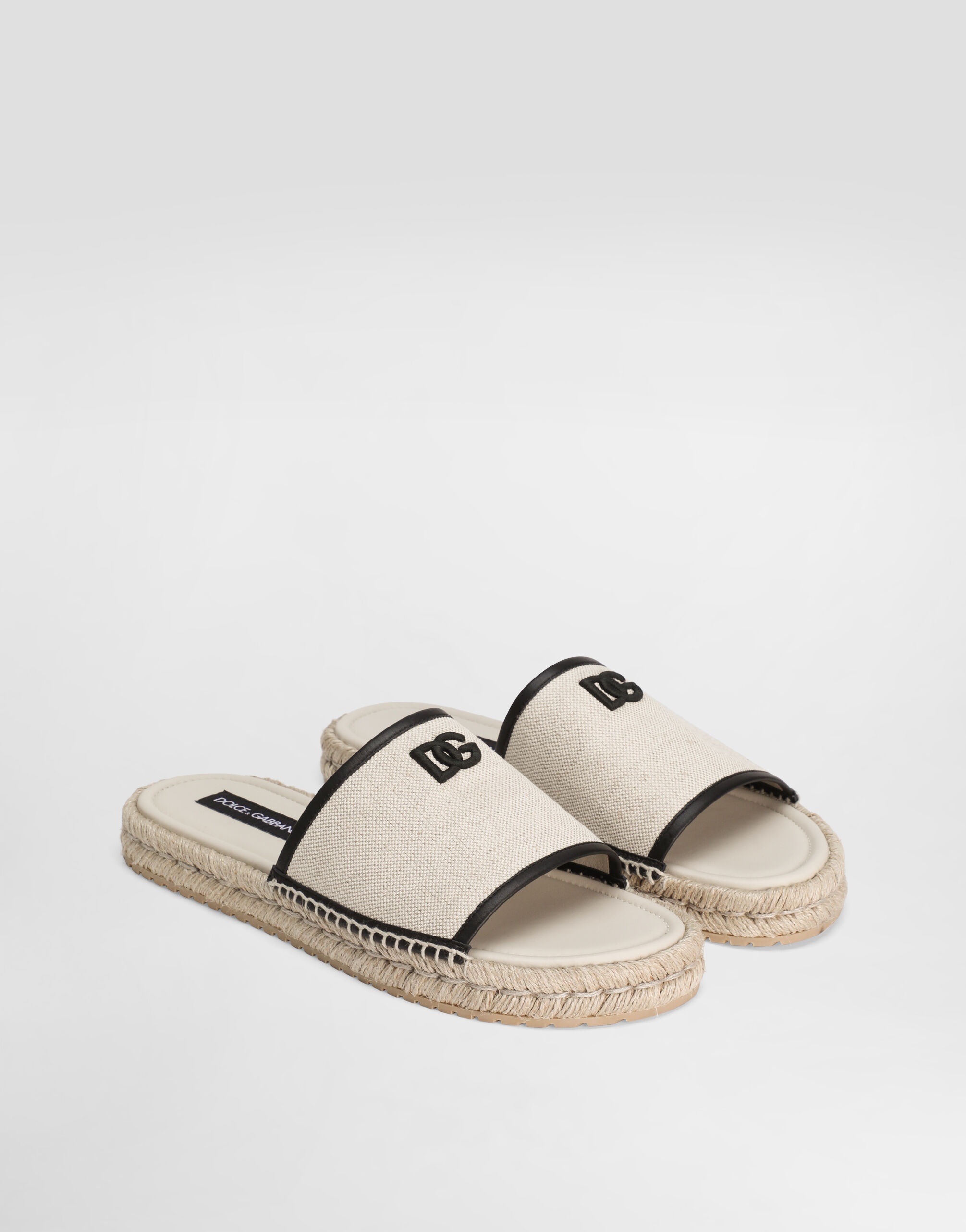 Salt&pepper fabric espadrille sandal - 2