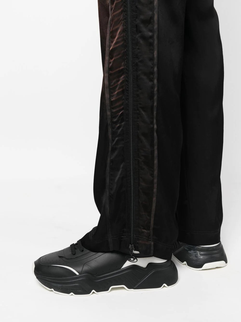 high-rise straight-leg trousers - 5