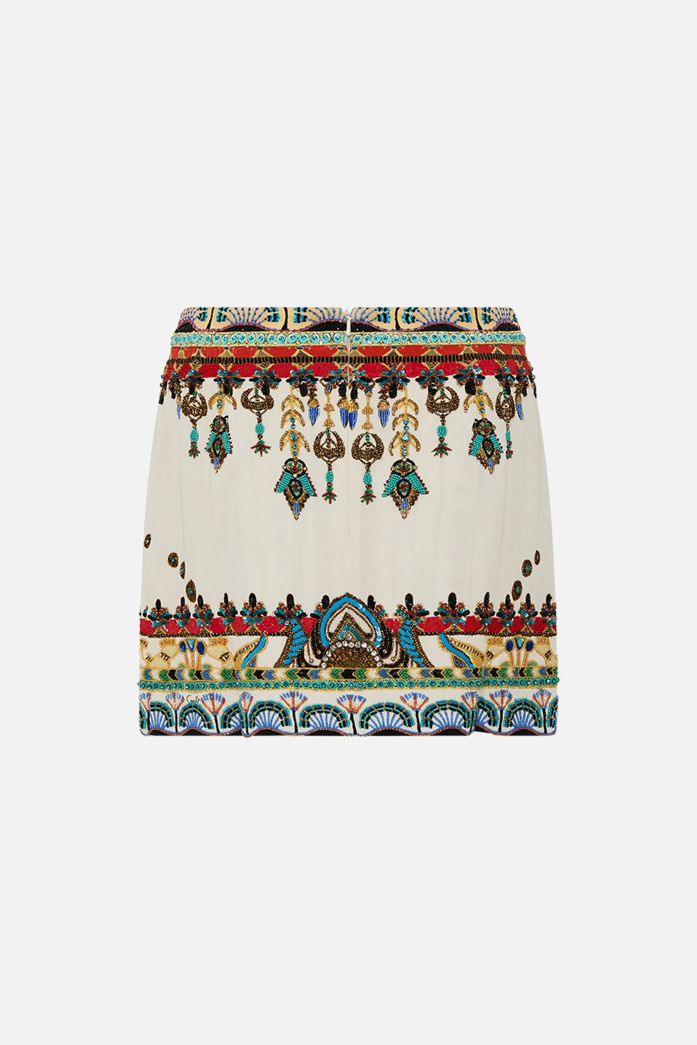 HAND EMBELLISHED MINI SKIRT - 7