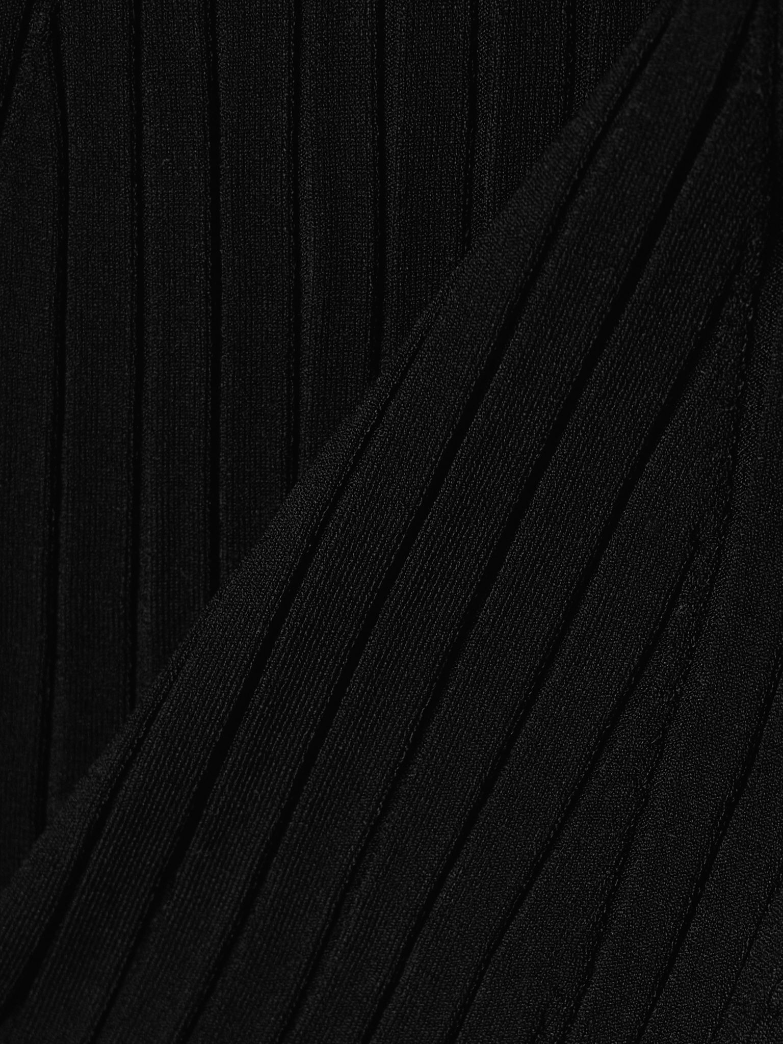 PJ ribbed-knit top Black - 4