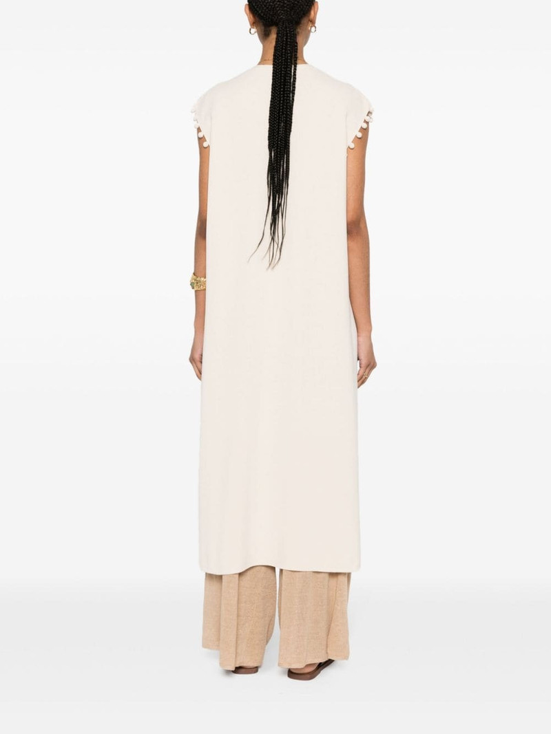 crochet-trim cotton midi dress 4