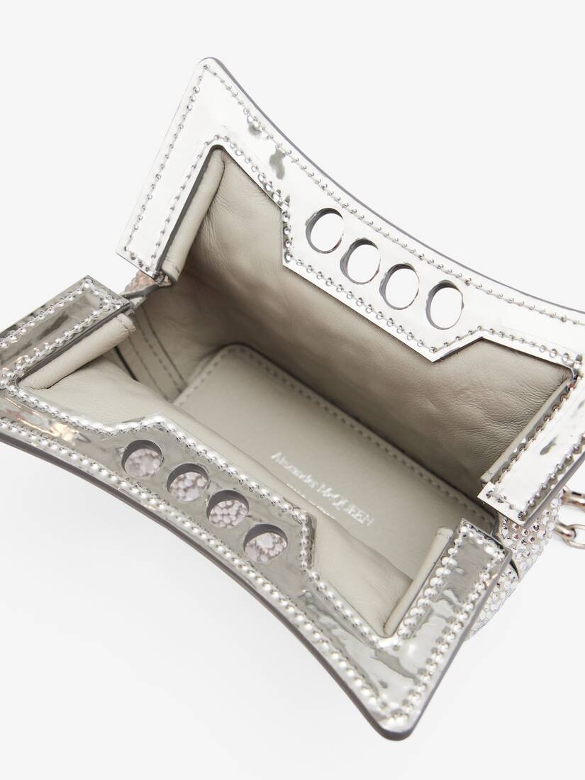 Women's The Micro Peak Bag in Silver - 4