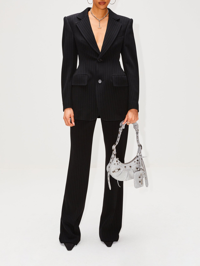 BALENCIAGA Hourglass Pinstripe Blazer outlook