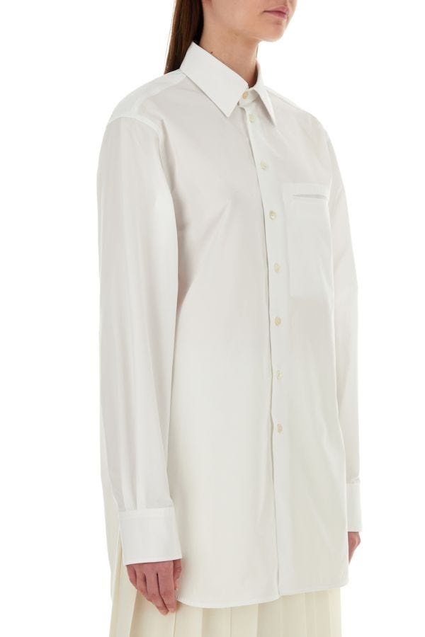 White poplin shirt - 4