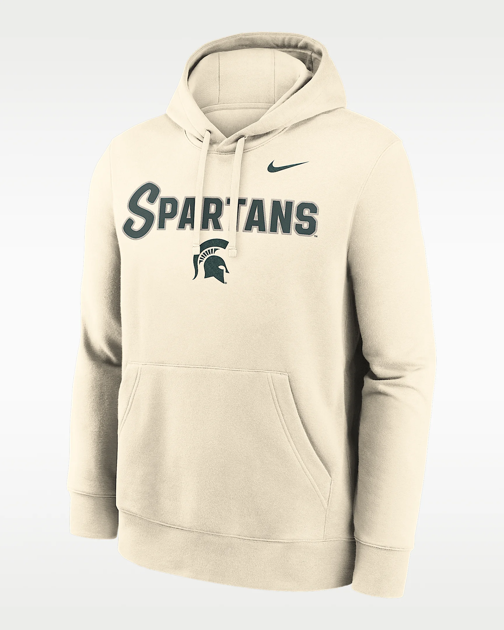 Michigan State Primetime Club Men's Nike College Pullover Hoodie - 1