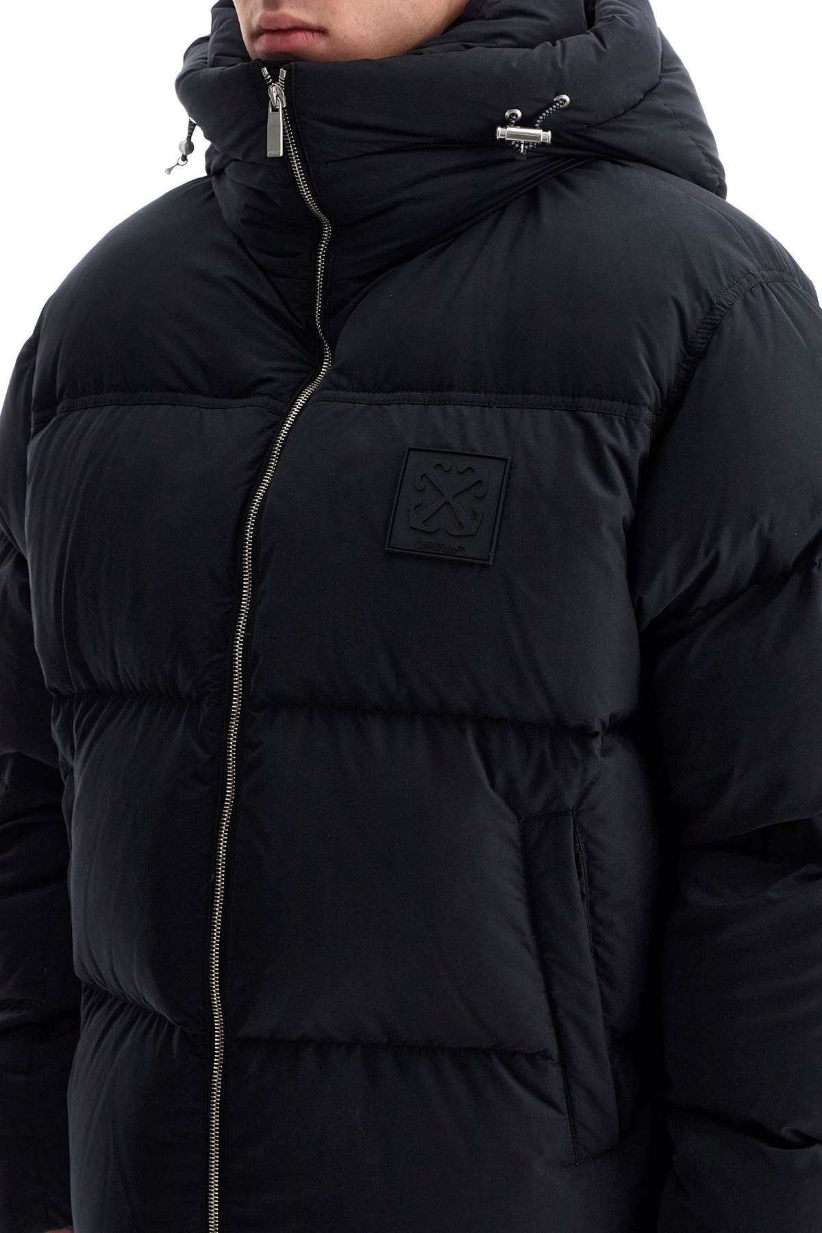 Off White Off-White "down jacket with logo patch - 4