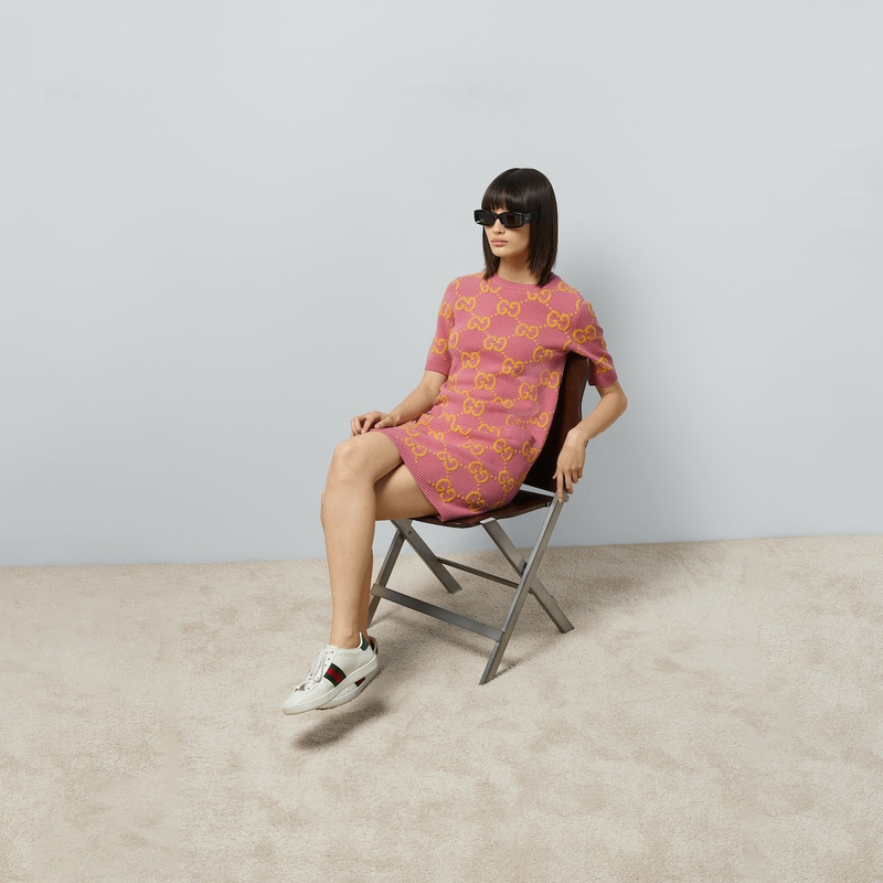 GUCCI GG knit wool dress outlook
