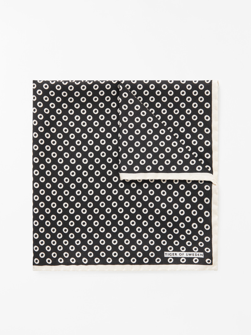 Geomet Silk Handkerchief 1