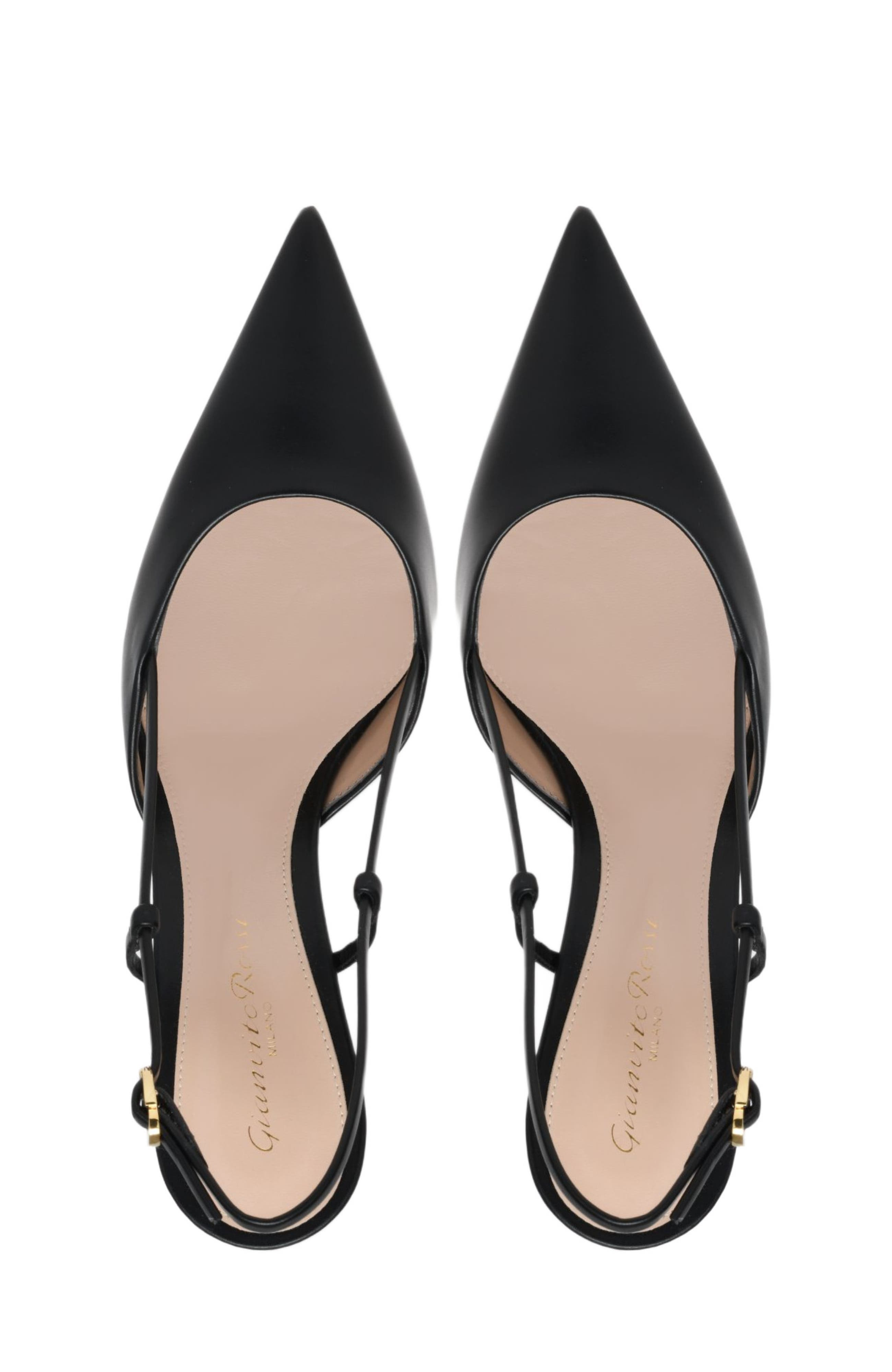 Gianvito Rossi Ascent Slingback in Black at Nordstrom - 3