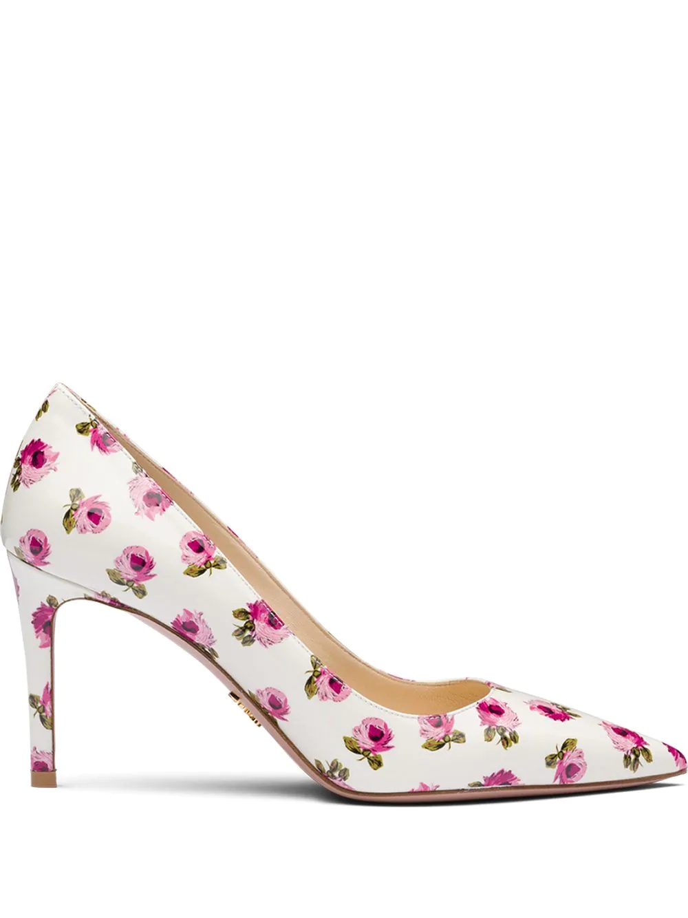 rose print 85 pumps - 1