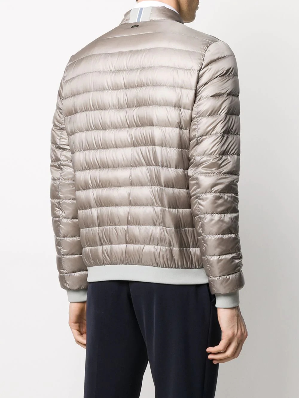 zip front puffer jacket - 4