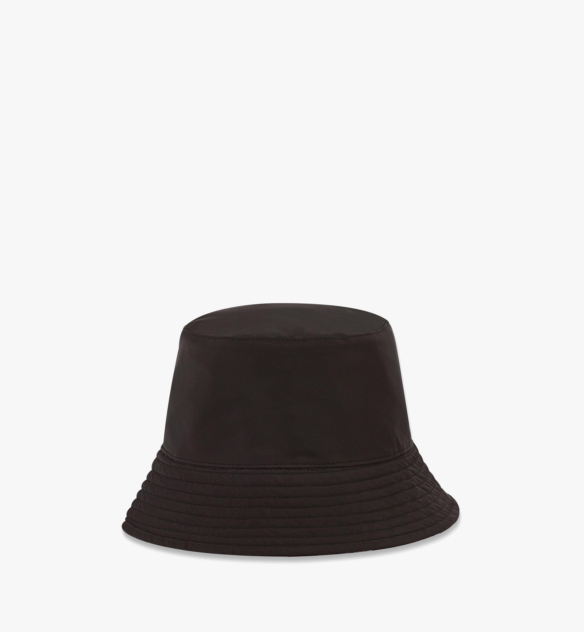 Reversible Bucket Hat in Checkerboard Nylon - 5