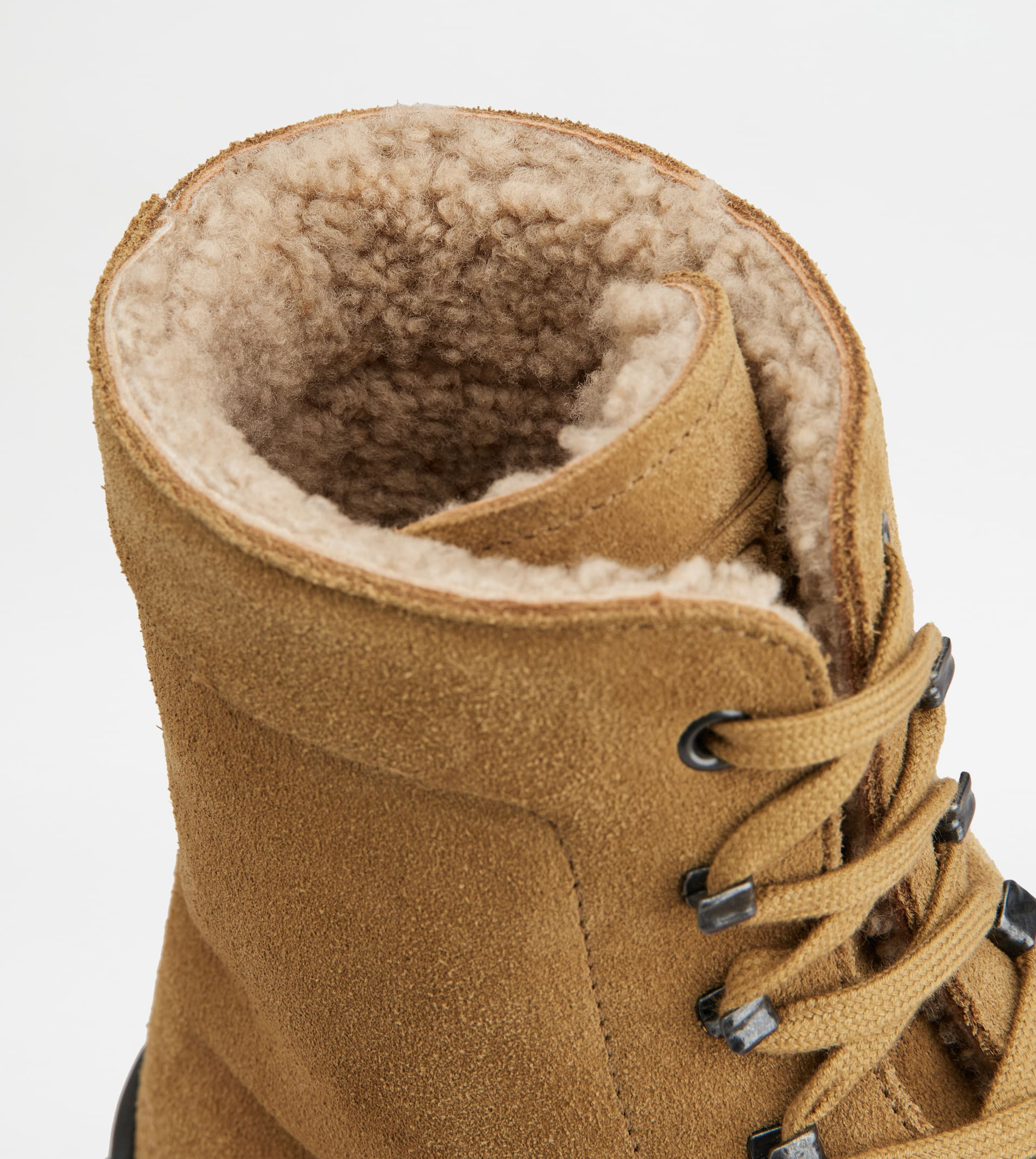 WINTER GOMMINO ANKLE BOOTS IN SUEDE - BROWN - 6