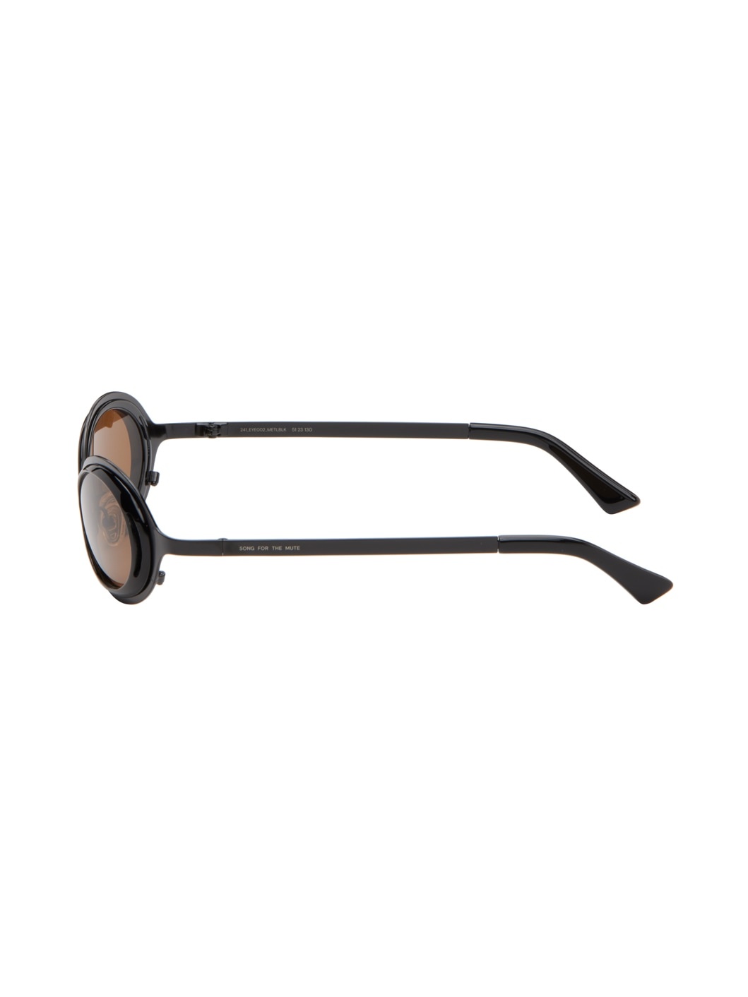 SSENSE Exclusive Black 'The Goggle' Sunglasses - 3