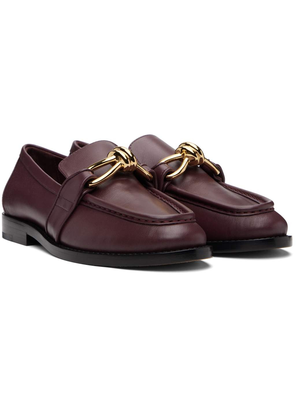 Burgundy Astaire Loafers - 4