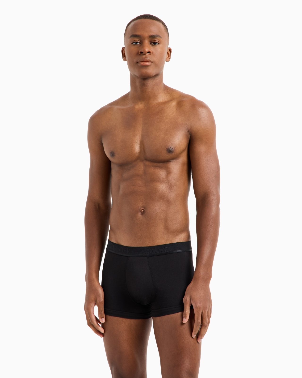 THREE-PACK OF ASV SHINY LOGOBAND ORGANIC-COTTON BOXER BRIEFS - 2