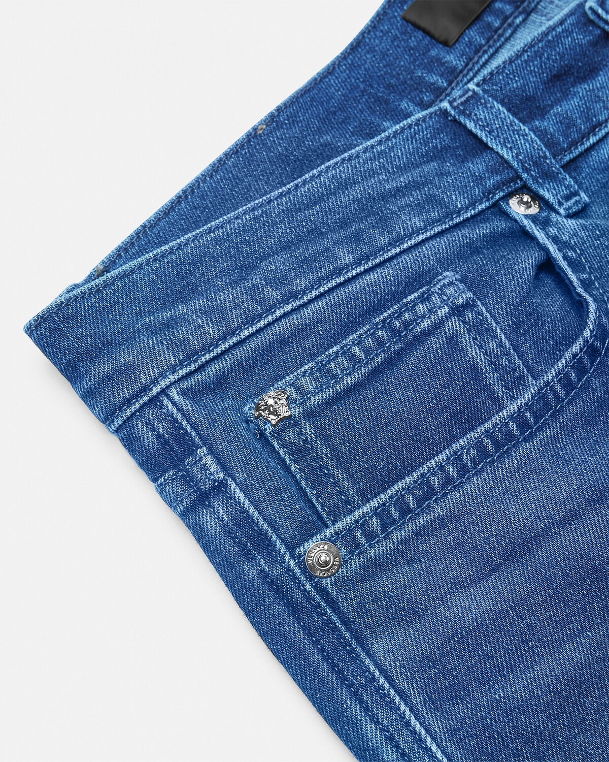 Embroidered Slim Fit Jeans - 4