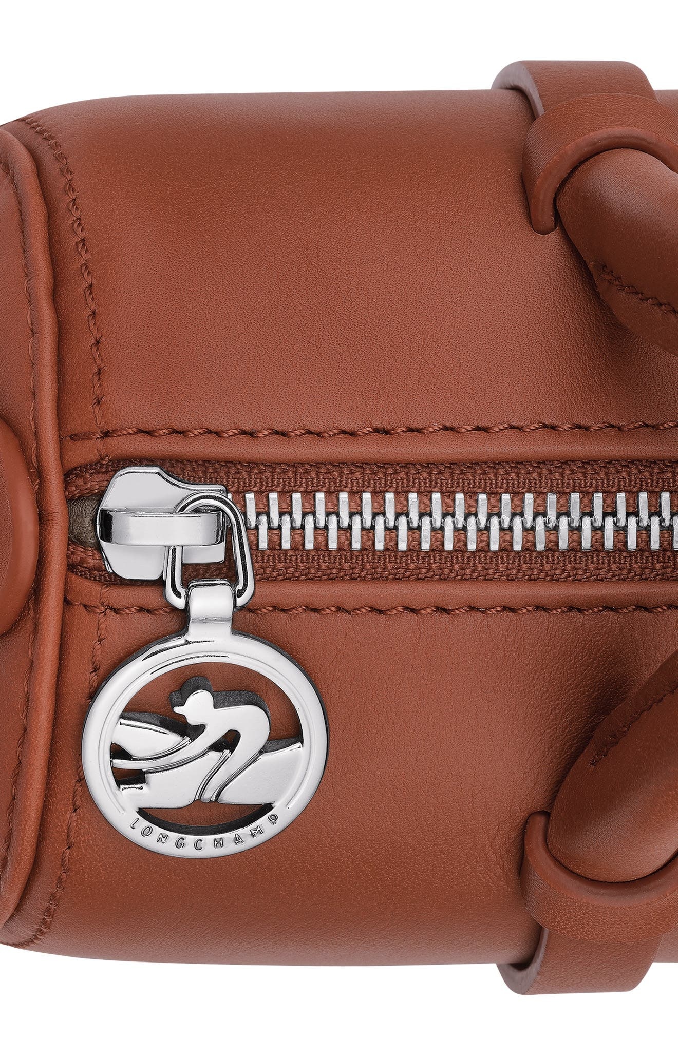 Longchamp Small Day Leather Bowling Bag in Cognac at Nordstrom - 6