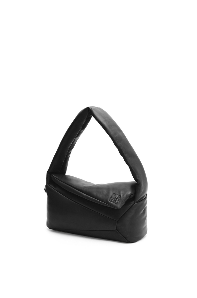 Puffer Puzzle Hobo bag in shiny nappa lambskin 3