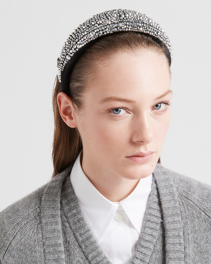 Prada Satin headband outlook