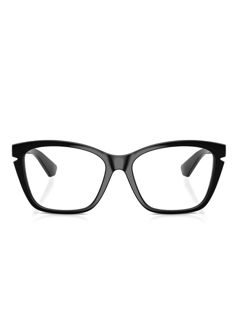 metal-detail cat-eye glasses 1
