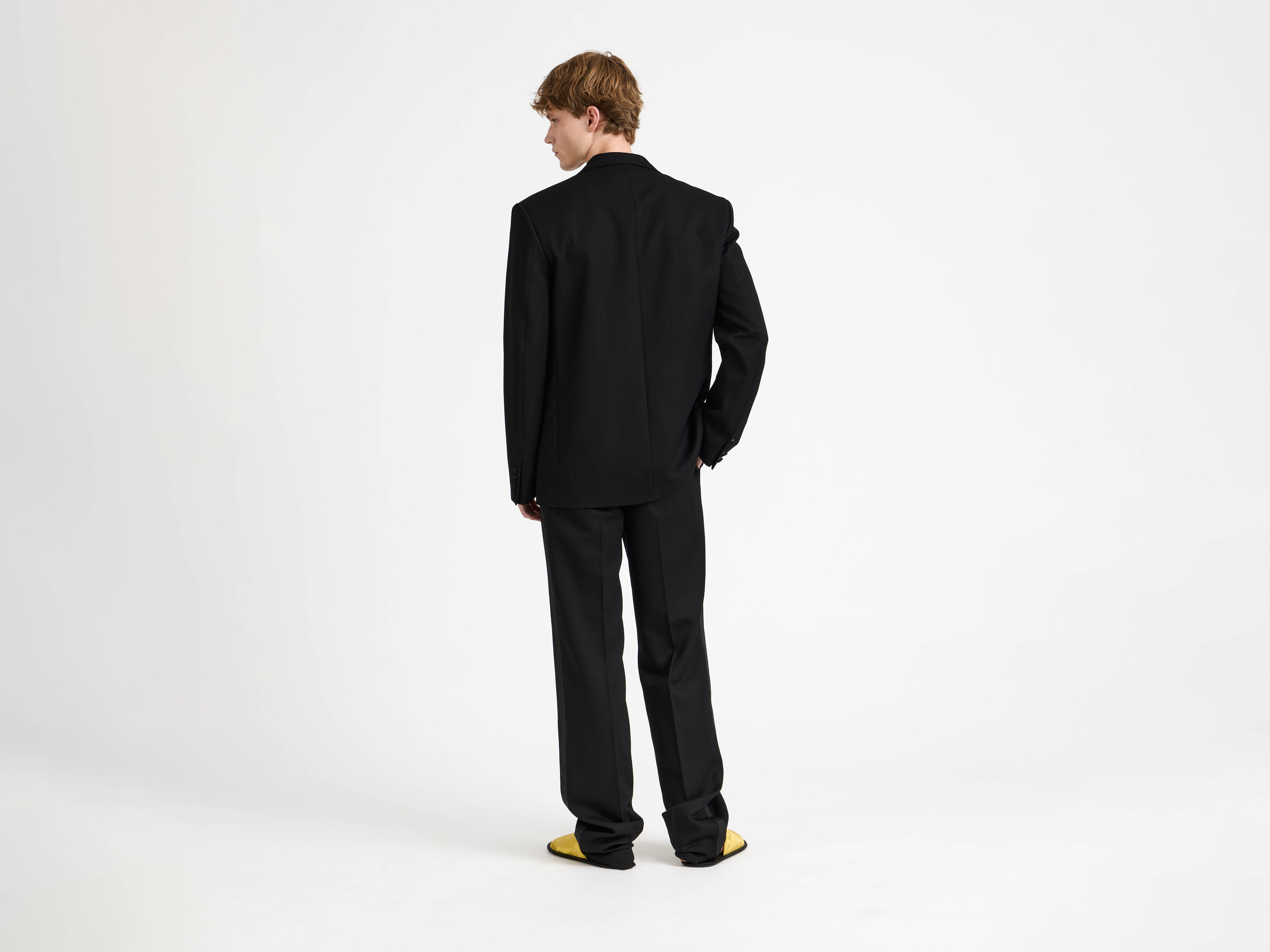 TAILORED TUXEDO TROUSERS IN BLACK - 3