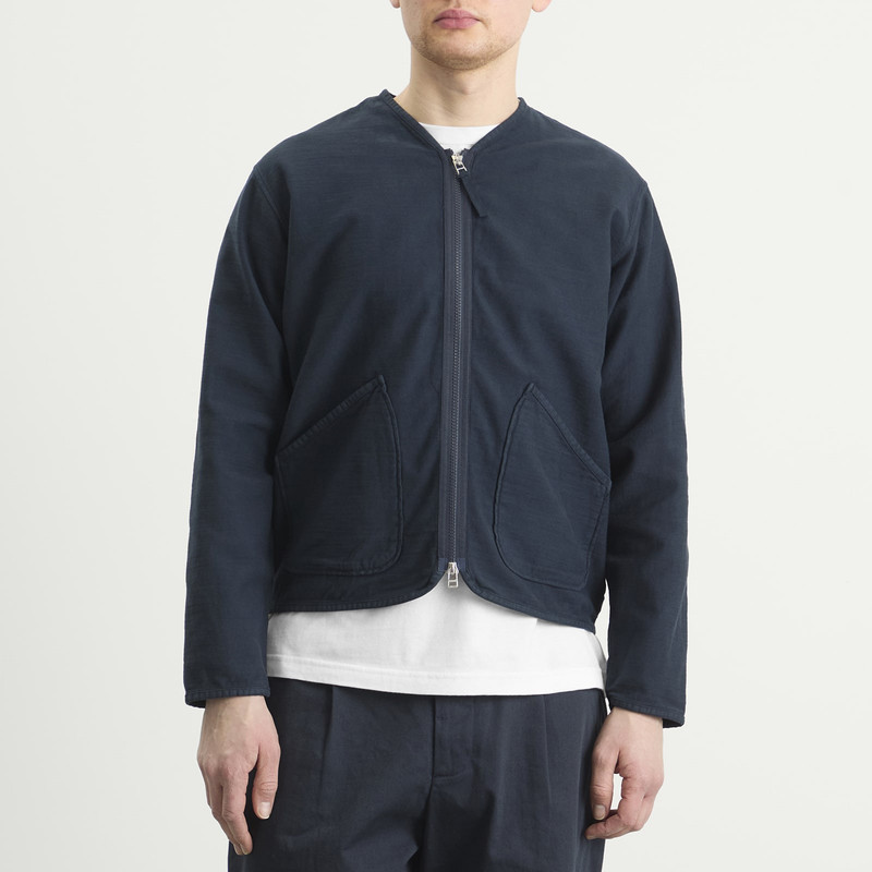 Universal Works Slub Sateen Zip Liner Jacket 2