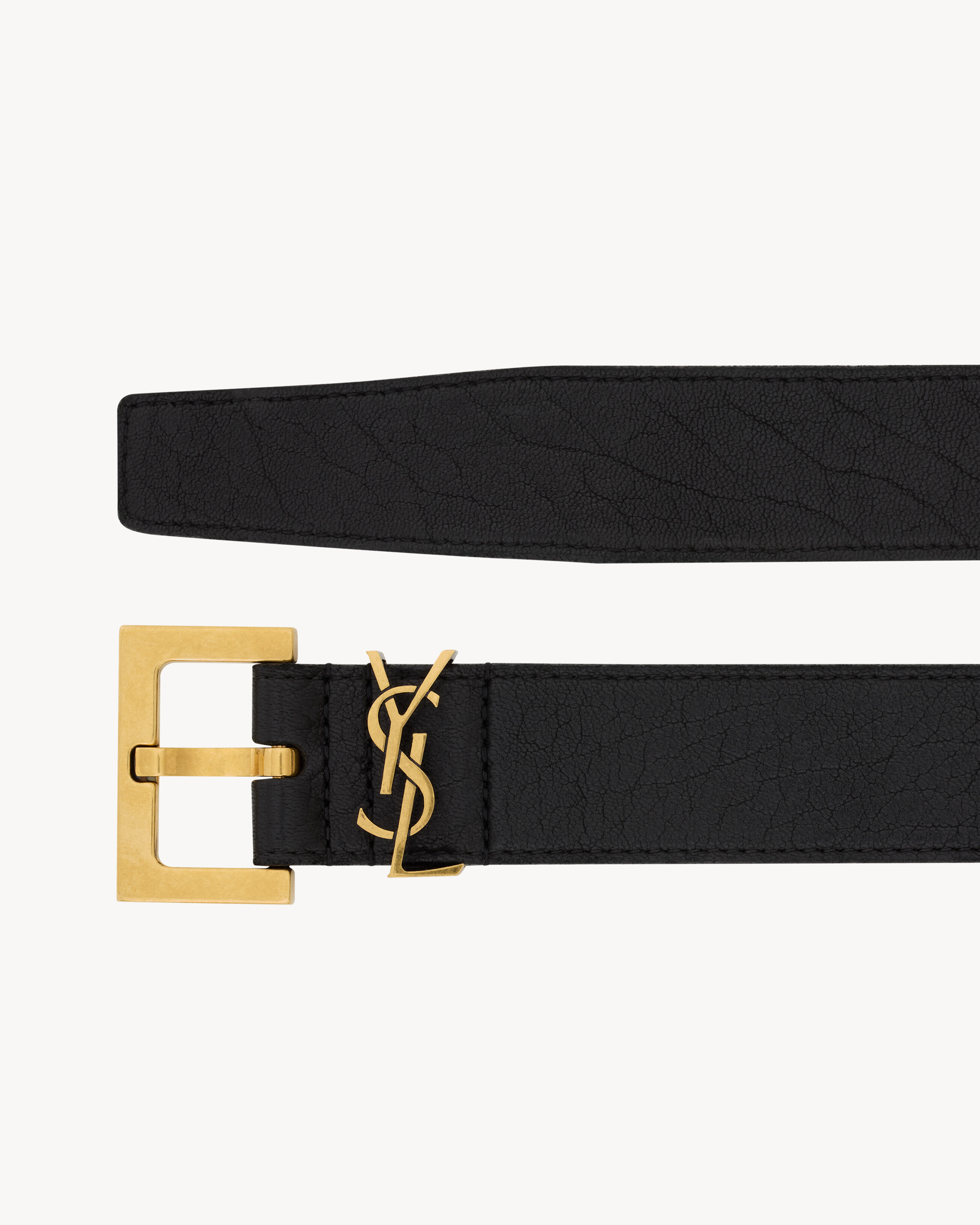 cassandre belt in grained lambskin - 3