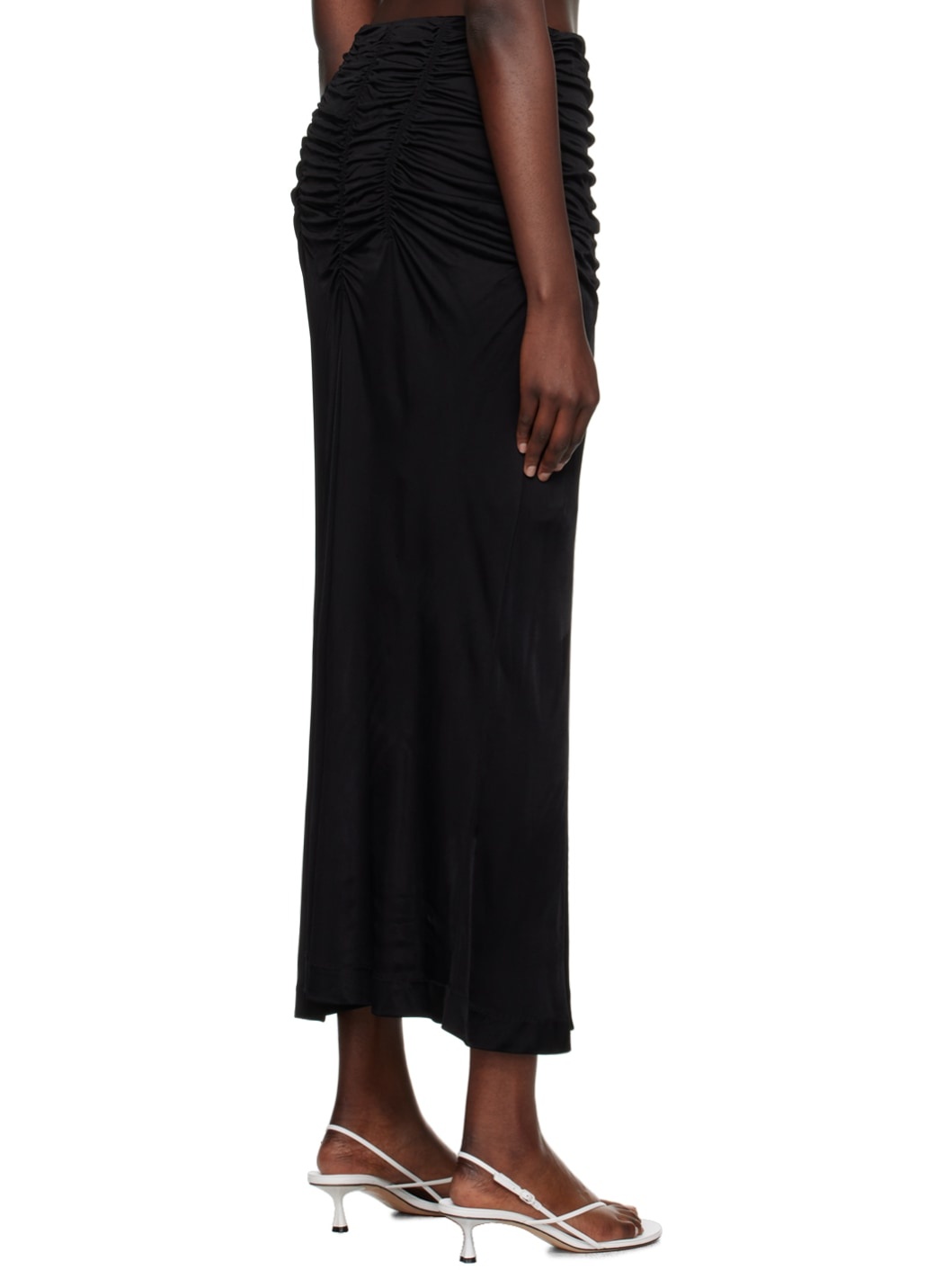 Black Sirene Maxi Skirt - 3