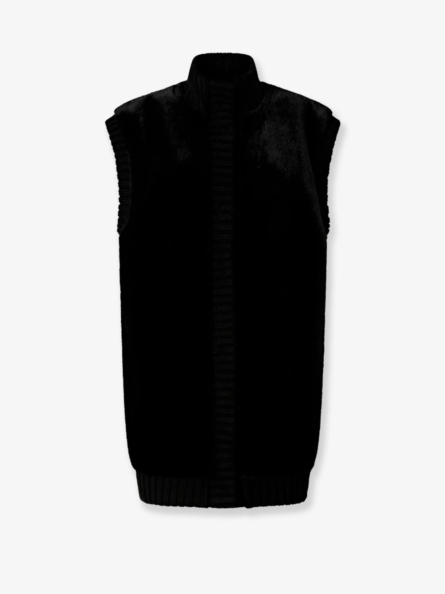 Genovese Long Faux Fur Vest - 1