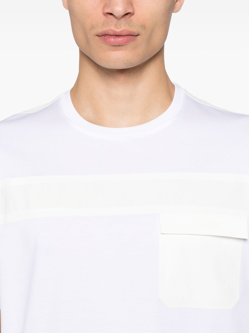 logo-debossed T-shirt - 4