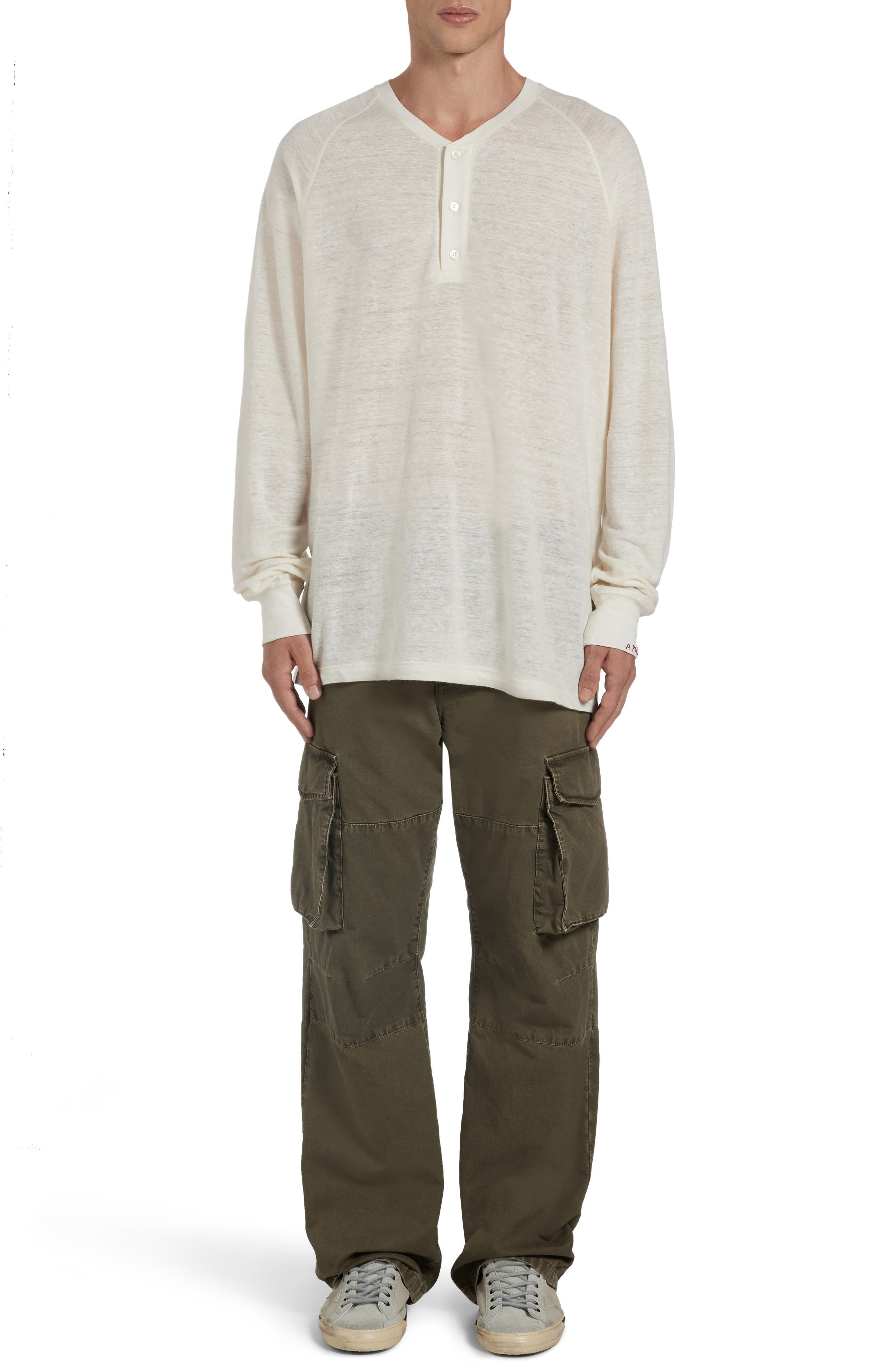 Journey Long Sleeve Linen Knit Henley - 2