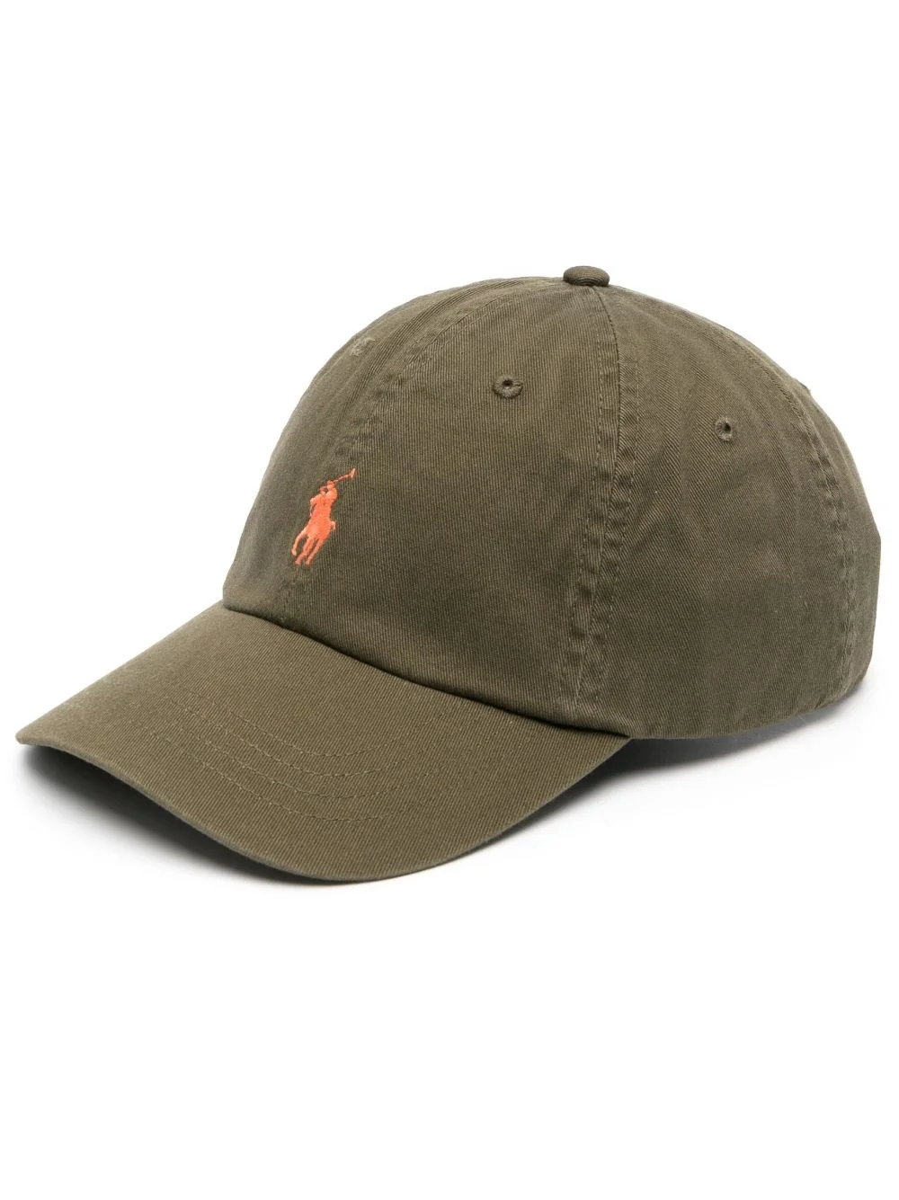 embroidered-logo cotton cap - 1