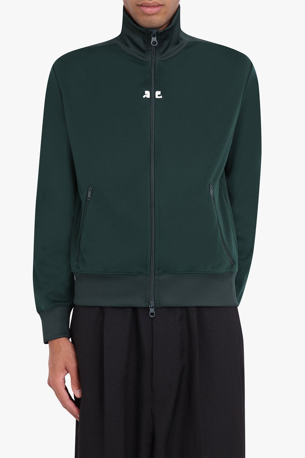 INTERLOCK TRACKSUIT JACKET | DARK GREEN - 3