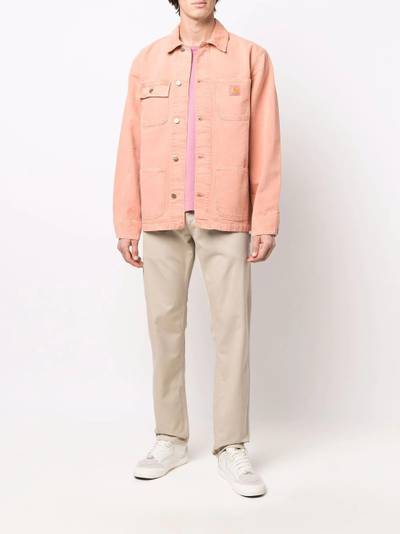 Carhartt logo-patch shirt jacket outlook