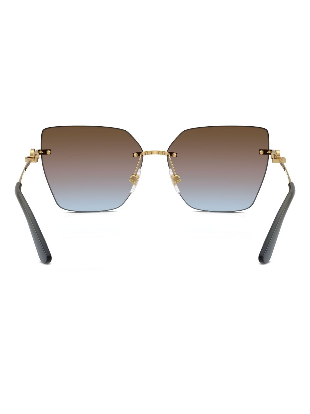 geometric-frame sunglasses - 3
